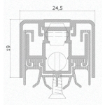 1370NS проект Excluder для Порта Comaglio серии без звука различных размеров