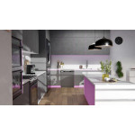 Самоклеящаяся пленка эффектом камня мебели стен CEMENT DARK