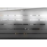 Полосатая клейкая оконная пленка Reflectiv INT 245 с линиями 45 мм