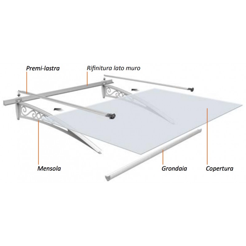 Укрытие Oldstyle Покрытие Satin свес 0,75м Royal Pat