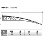 Укрытие Oldstyle Покрытие Satin свес 0,75м Royal Pat