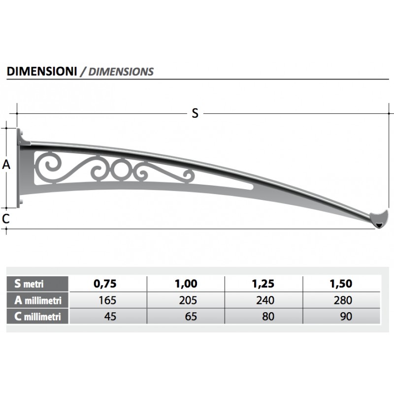 Укрытие Oldstyle Покрытие Satin свес 0,75м Royal Pat
