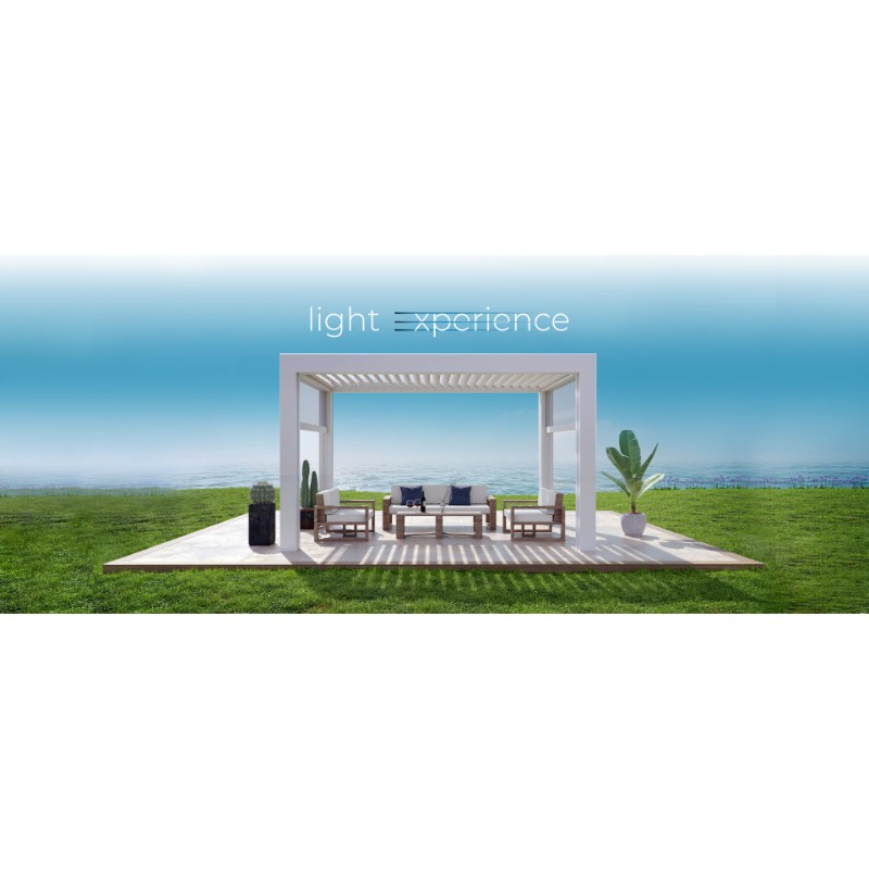 Биоклиматическая пергола Velia Effezeta System Light Experience