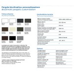 Биоклиматическая пергола Velia Effezeta System Light Experience