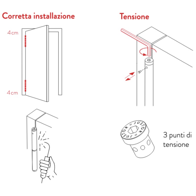 Штифт с приварным подшипником Justor PG CR