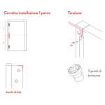Пружинный штифт Justor MP 180 автоматического закрывания
