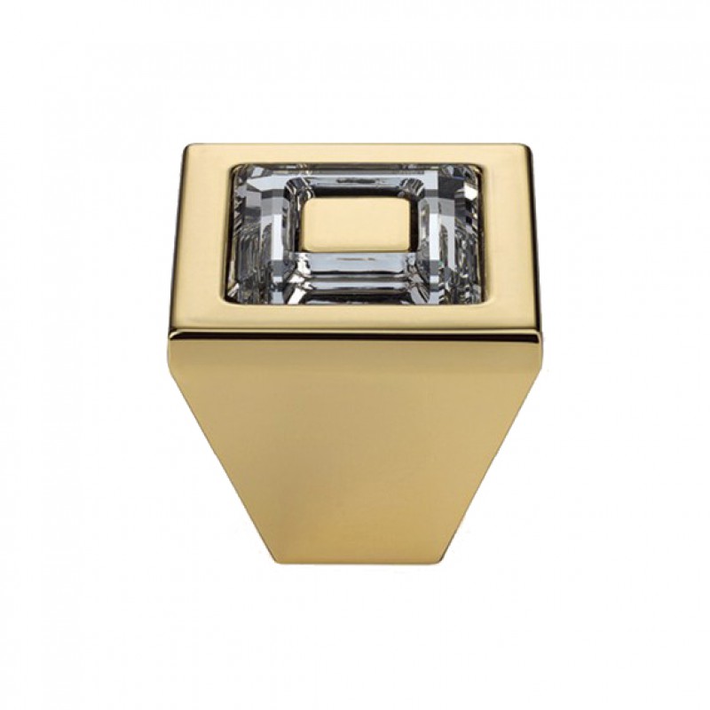 Ручка Linea Cali Mobile Ring Кристалл PB с кристаллами Swarowski® Oro Zecchino