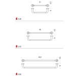 Держатель для полотенец для ванной Colombo Design Basic