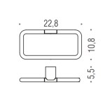 Кольцо для полотенца для ванной Colombo Mini B4031