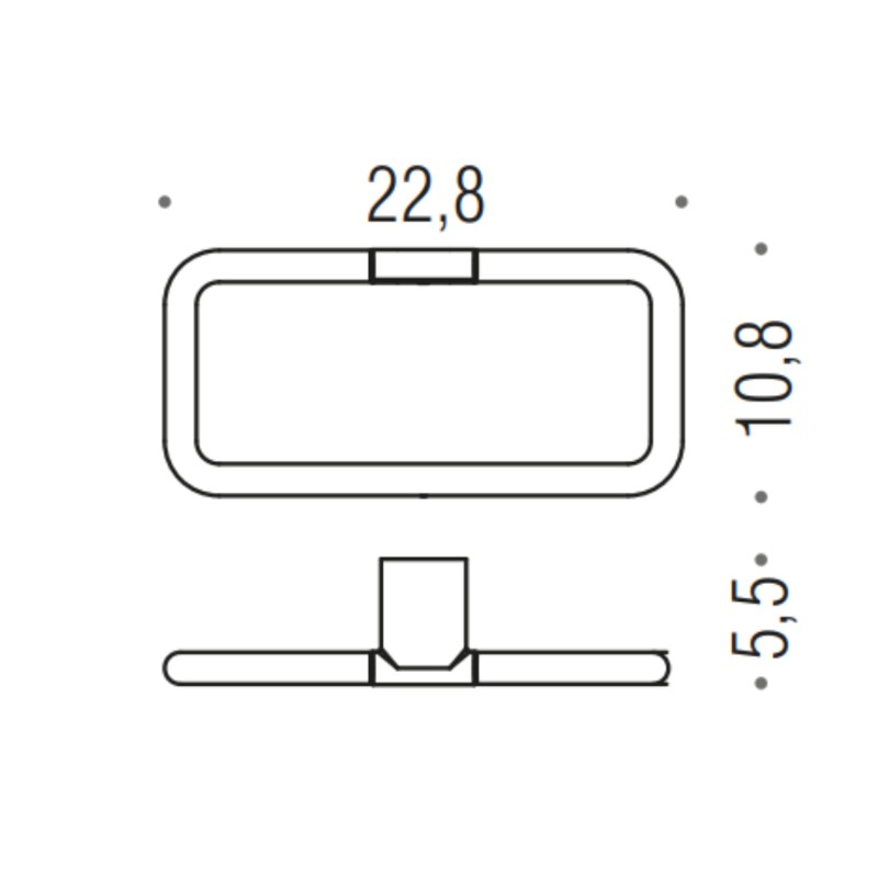Кольцо для полотенца для ванной Colombo Mini B4031