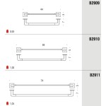 Держатель полотенец ванной Colombo Design Forever