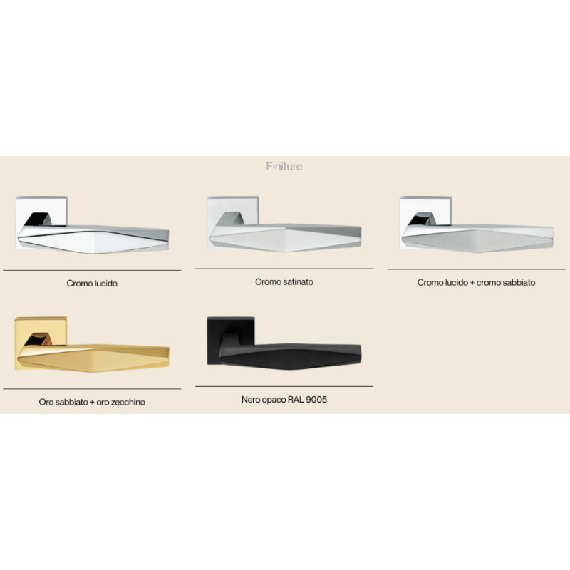 Prisma Linea Calì Дверная ручка Ручка ромбовидной формы