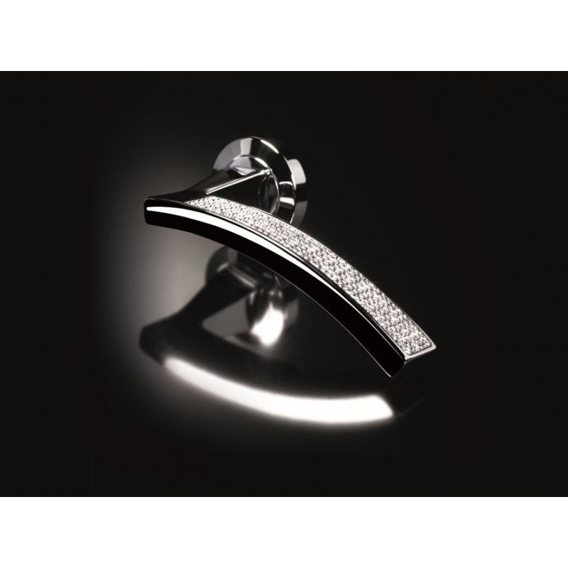 Профиль Сетка полированный хром ручки порт Rosetta Linea Cali Кристалл