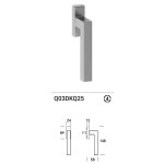 Reguitti Genève Q03 / 9QM Оконная ручка DK