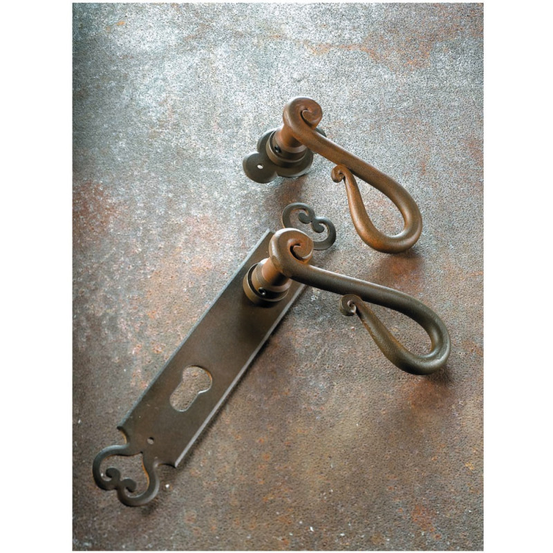 Рим Гэлбрейт обрабатывать на пластине двери