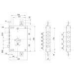 Замок Cipierre SL128/60 Softlock Entry 60 для бронированной двери