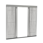 Sincropliss Effezeta Плиссированная сетка от насекомых Двойная дверь