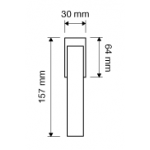 Shell Mesh окна ручка DK Linea Cali Кристалл