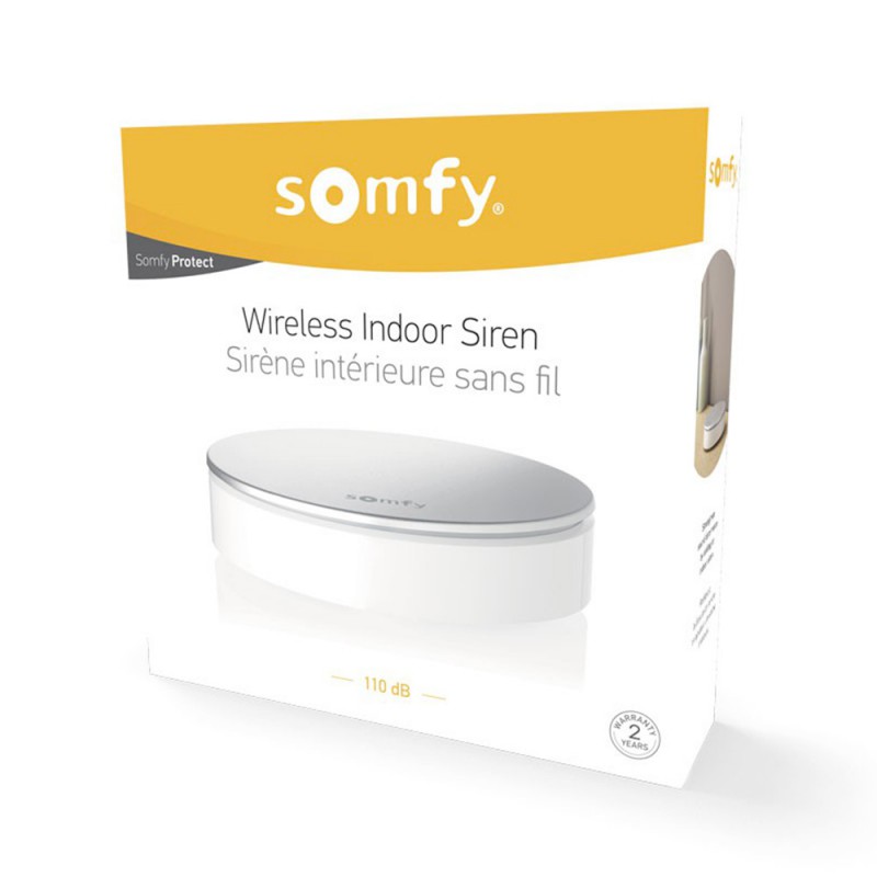 Внутренняя сирена Somfy Protect с охранной сигнализацией 110 дБ
