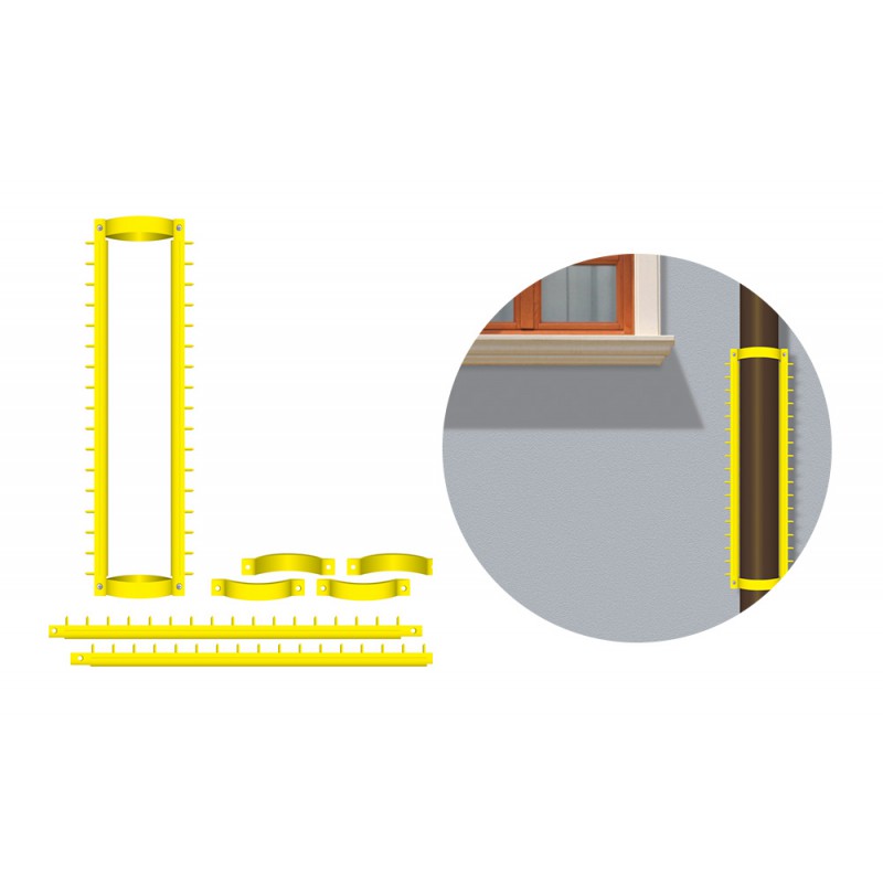 Риф Барьер Анти вторжения Радуга Гриппо Боллард с очками для балкона или террасы Поджоло