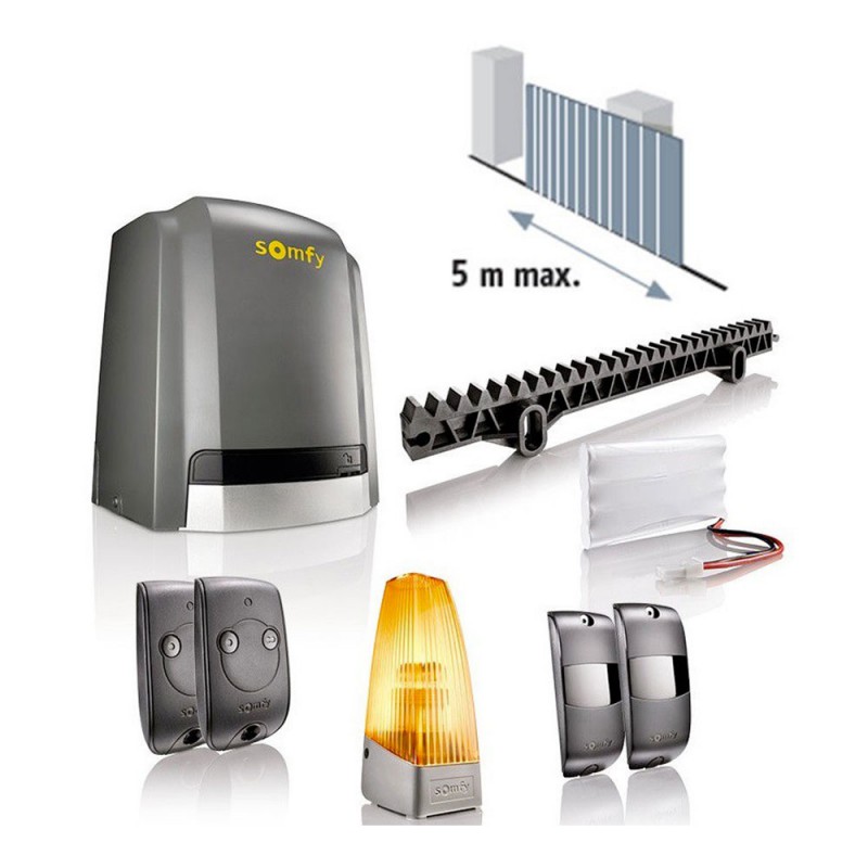 Slidymoove 300 Somfy Motor Kit для откатных ворот с аккумулятором