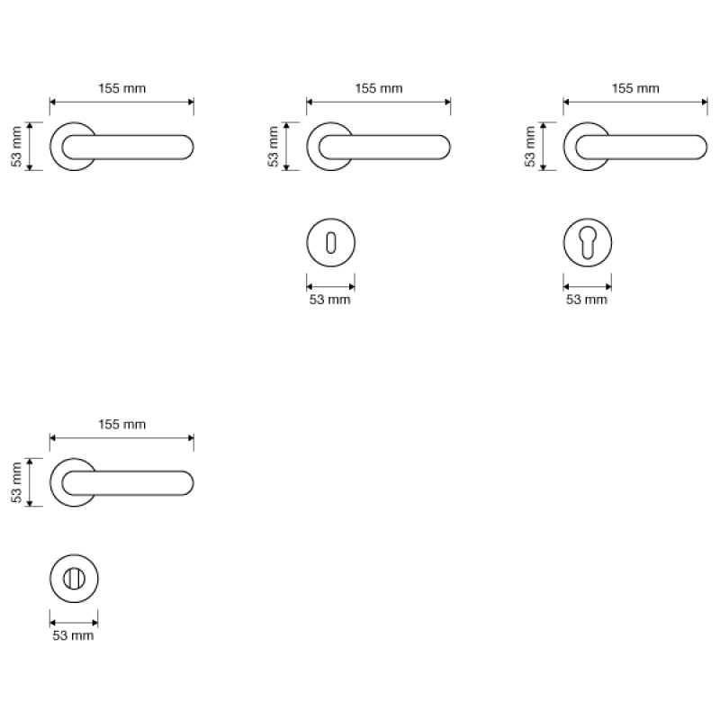 Солей чистое золото ручка порт Rosetta Linea Cali Vintage