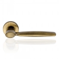 Ручка для двери Spring Zincral из бронзовой латуни на розетке с мягкой формой Calì Design Line