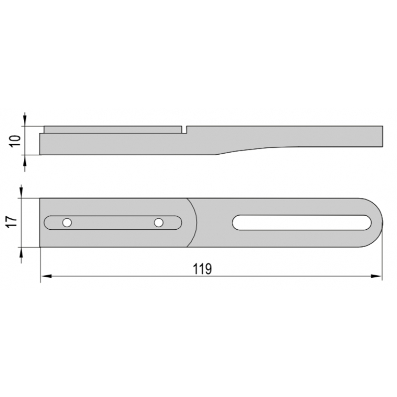 Расширение кронштейна для Zelus Stop Автоматический затвор Pettiti Giuseppe