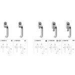 Стокгольм Reguitti оконная ручка из нержавеющей стали DK