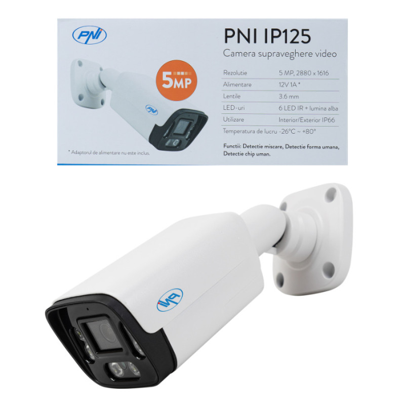 Камера видеонаблюдения PNI IP125 Обнаружение движения