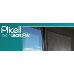 Плиссированные жалюзи Plicell Skin Screw 13 мм Простая установка