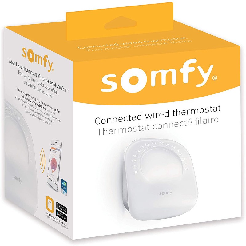 Проводной подключаемый термостат Somfy