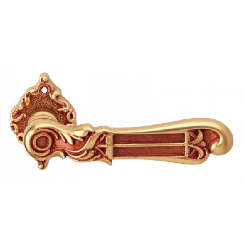 Французский рококо Золотой дверные ручки на Розетка Linea Cali Vintage