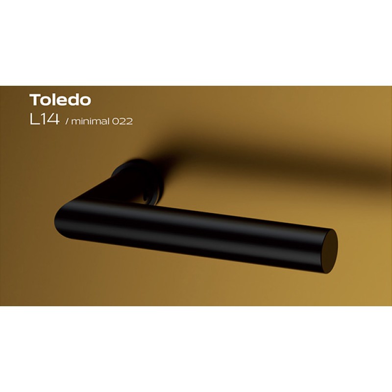 Ручка Toledo L14 Minimal Reguitti Inox для межкомнатных