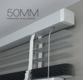 Алюминиевый венецианский занавес 50 мм с лентой из ПВХ