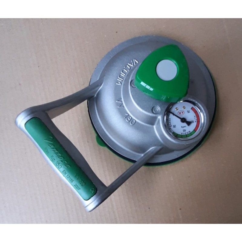 Стеклянная присоска вакуумметром для стекольщиков Ariston Ø200 мм