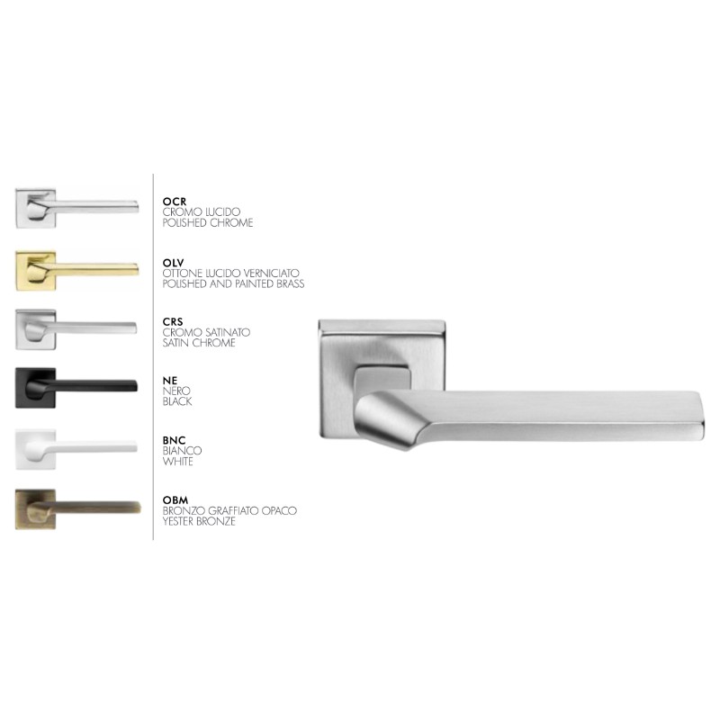 Vera Arieni Дверная ручка квадратной розеткой итальянское производство