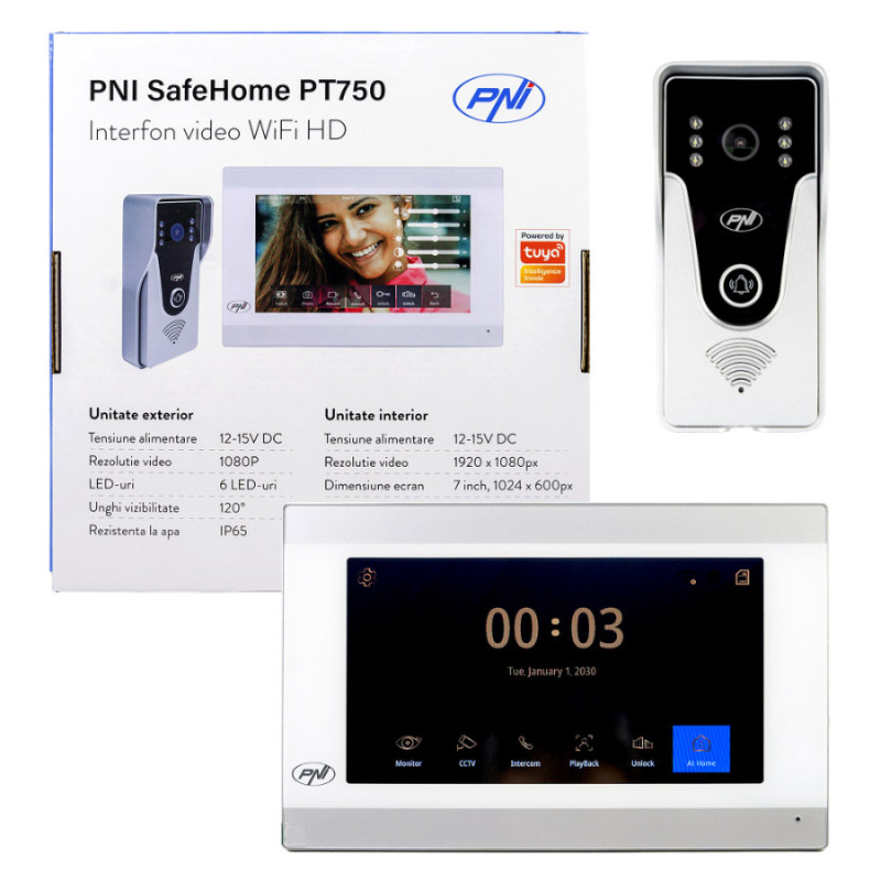 Умный видеодомофон PNI SafeHome PT750 WiFi