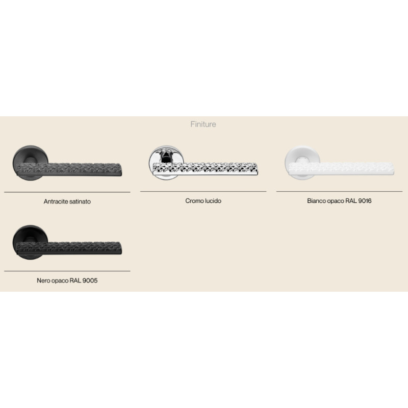 Vision Zincral Linea Calì ручка с рельефной рукояткой