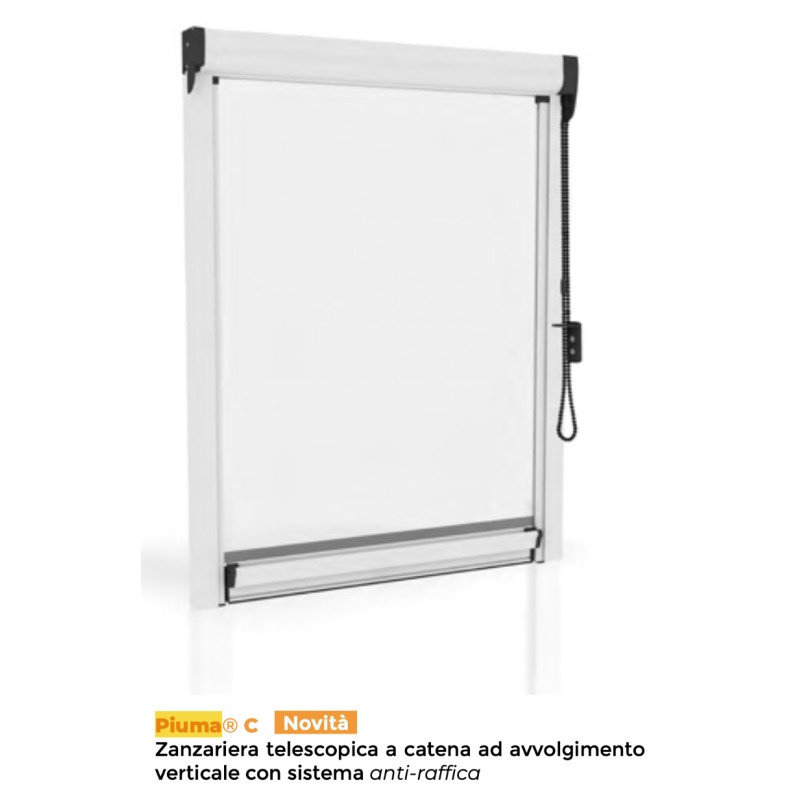 Цепная москитная сетка ветрозащитная Effezeta Piuma C