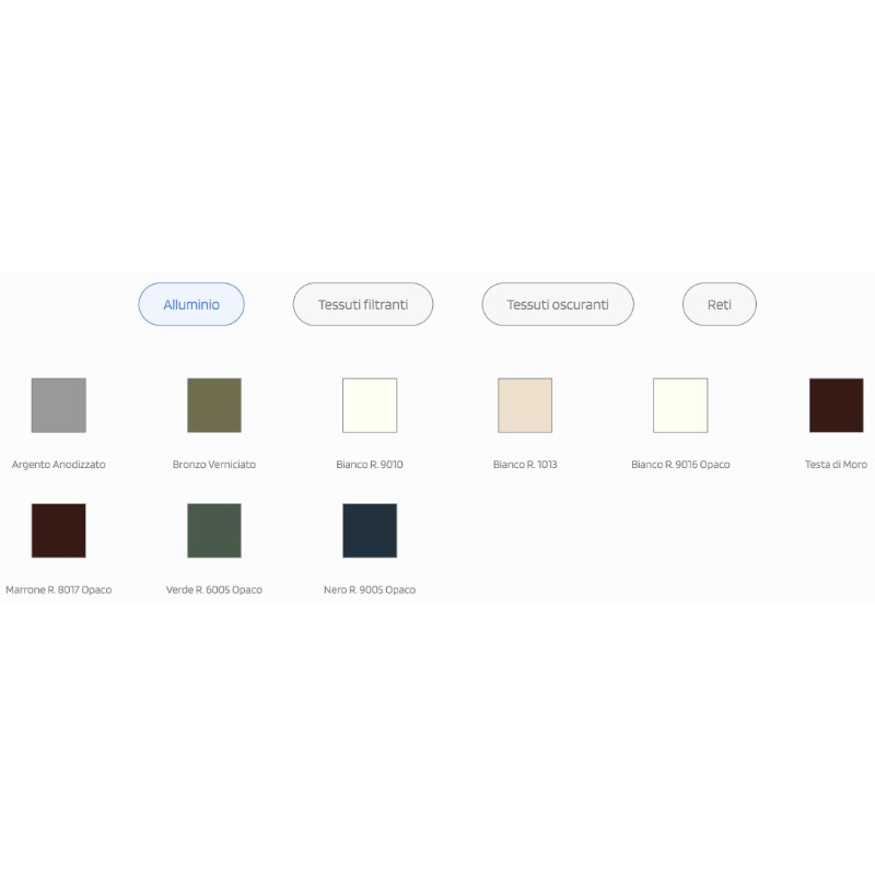 Вертикальная противомоскитная сетка Officine Rami Zip 50