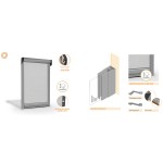 Ветрозащитная москитная сетка для легкого открывания окон Livia Click Up