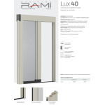 Москитная сетка LUX 40 RAMI Двойной бак Без верхней проволоки