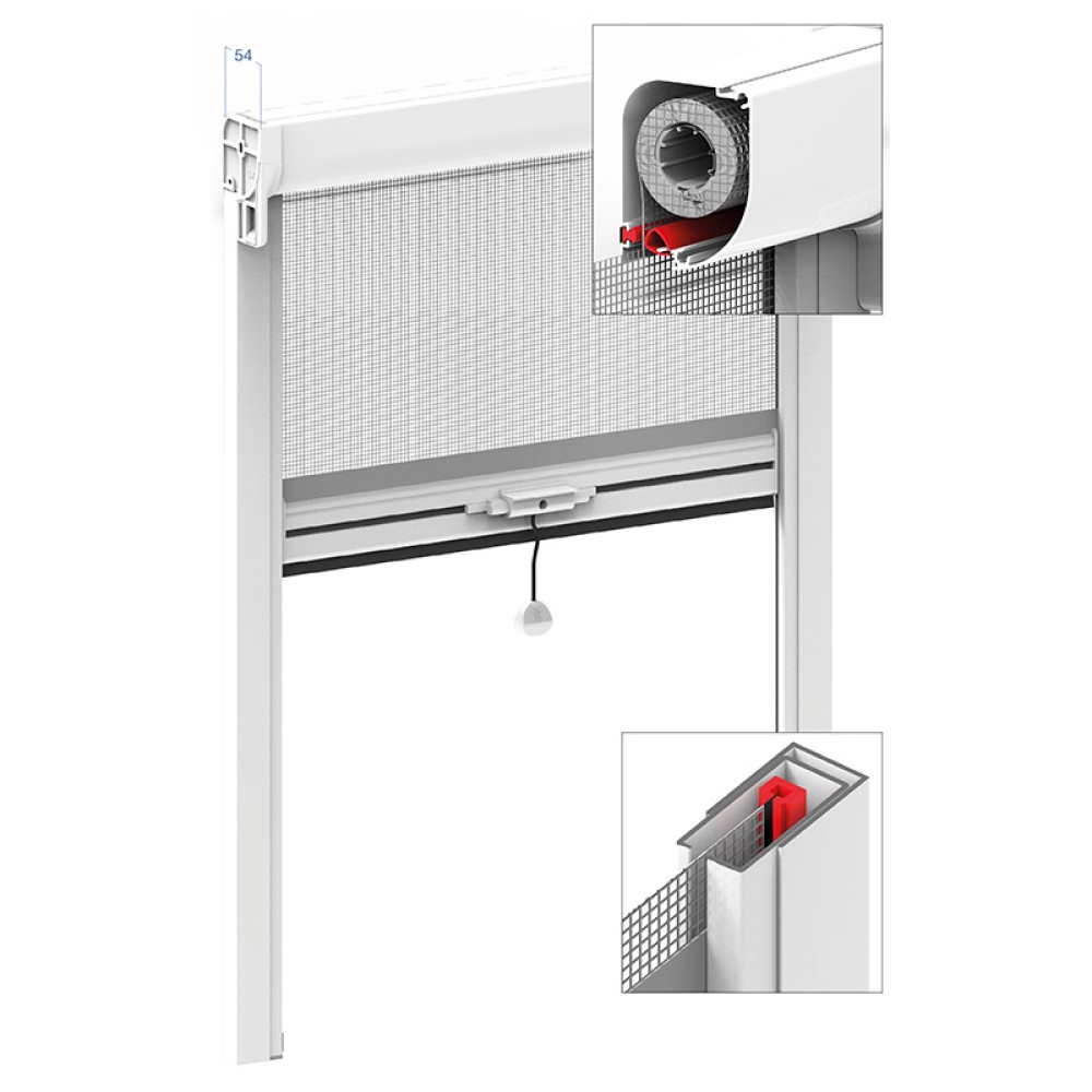 Противомоскитная сетка для окон от клопов Pasini VICTORIA V50 S