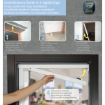 Москитная сетка Bettio evo Miniscenica 2 Горизонтальная прокрутка Летающий без барьеров 40