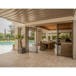 Плиссированная москитная сетка 2 раздвижные двери для французских дверей Простота установки Plissé Zanzar Sistem