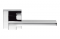Zelda Полированная хромированная дверная ручка на розетке Дизайнер Жан Мари Массо для Colombo Design
